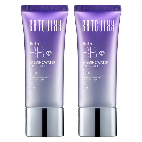 BRTC 쟈스민 워터풀 물광 대용량 비비크림 BB크림, 2개, 쟈스민 워터 비비크림 35g