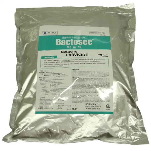 [박토섹 1kg] 모기유충구제 살충제 분말가루 물희석사용 초지 연못 저수지, 1kg