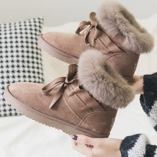 칠나무 여성 겨울 스노우 어그 부츠 털부츠 방한화 30