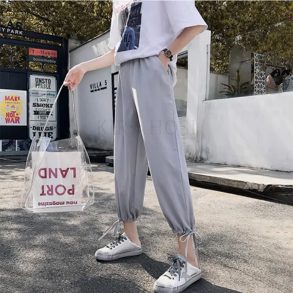 Kirahosi 히쿠 패션 여성 바지 여자 여름 바지 슬랙스 Tgb 482 +스마트스트랩증정 Do1b3xq