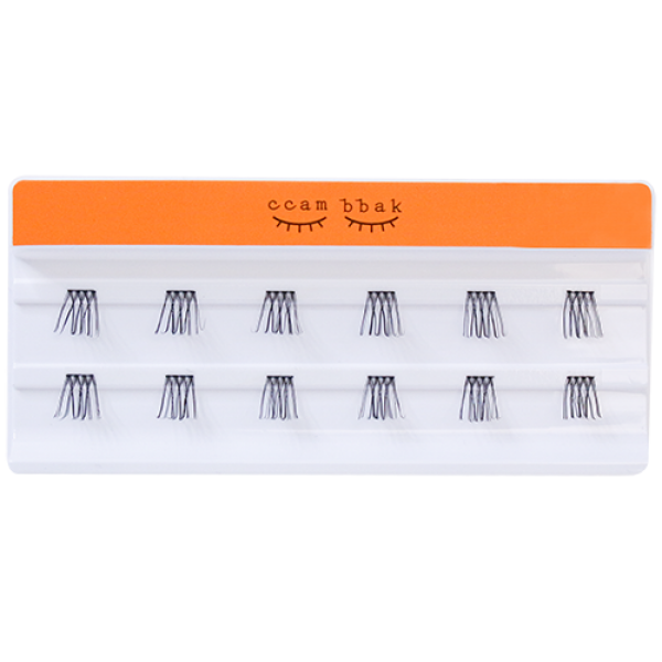 깜빡속눈썹 11mm 인조 가닥 자연스러운 속눈썹