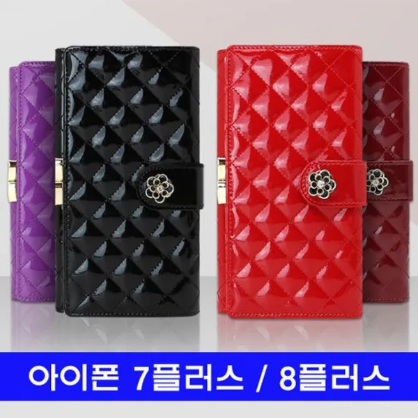미쁘다[아이폰 7플러스 8플러스 kami포세트 클러치 케이스]무료배송, 블랙
