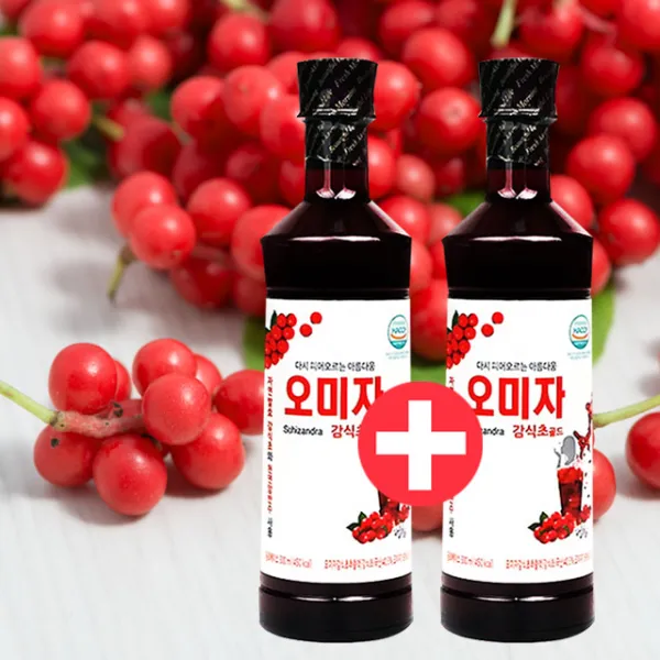 [제로스타] 오미자 감식초 골드 2통 (500ml x 2통), 4통, 500ml