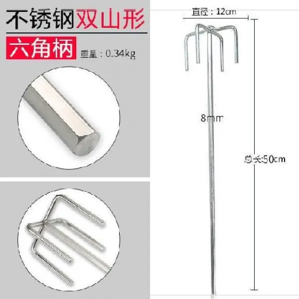 핸드블렌더 대출력 전동 반죽기 식품안전등급 스테인레스 기계 믹싱 진절머리 핸드형, T02-쌍산형-스테인레스-6각 손잡이