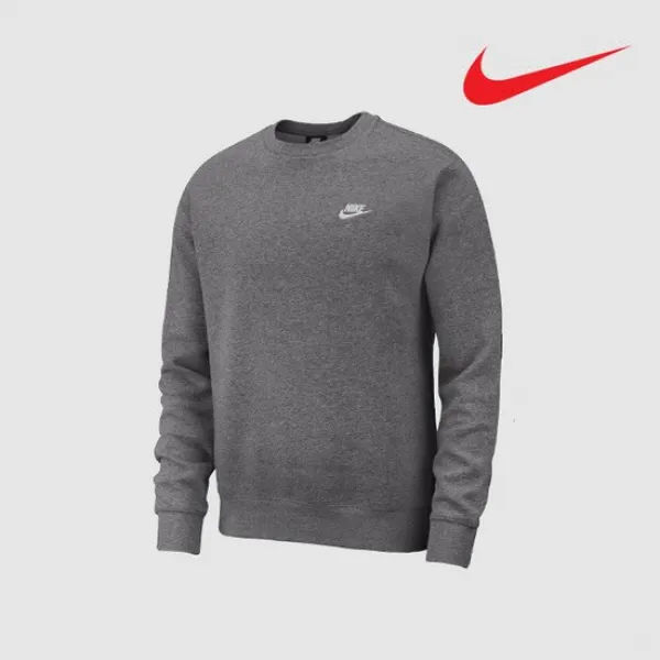 나이키 스우시 클럽 플리스 기모 맨투맨 Charcoal