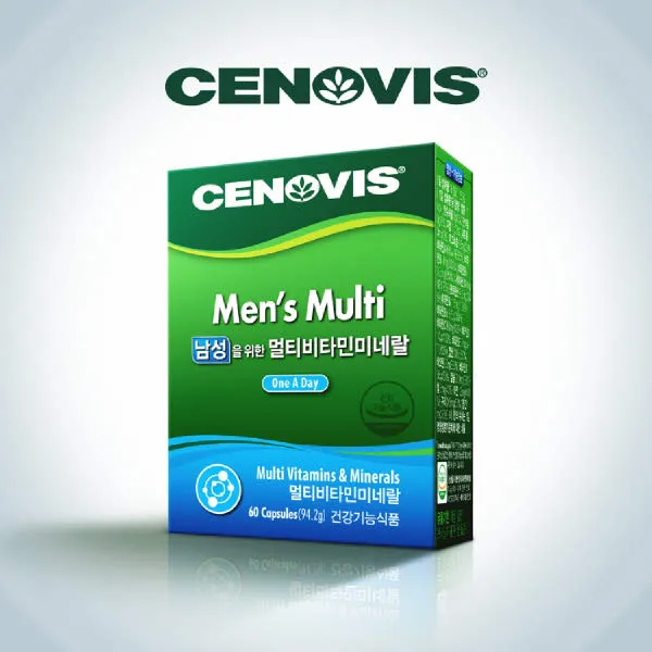  현대백화점 세노비스 남성 멀티비타민미네랄 60캡슐 Men 단일속성 없음