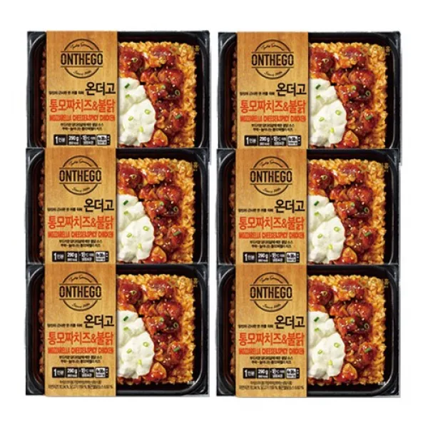 온더고 통모짜치즈&불닭 290g * 6개 [도시락]