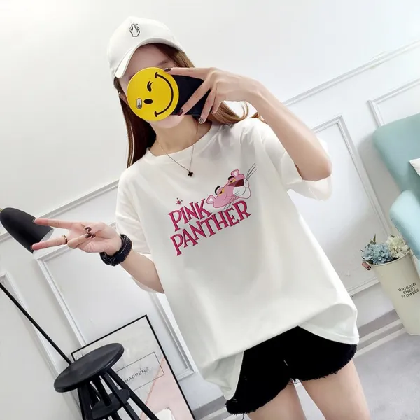 SIMKUNG 심쿵몰 빅사이즈 오버핏 루즈핏 반팔 캐릭터 티셔츠