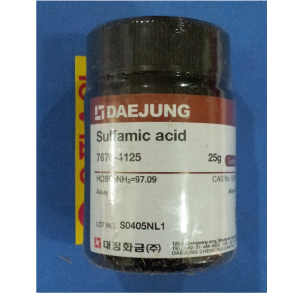 오피스안 설팜산 아미도황산 (kor) Sulfamic acid 99% DAE-(EP)500G (사고대비)(유독) 시약