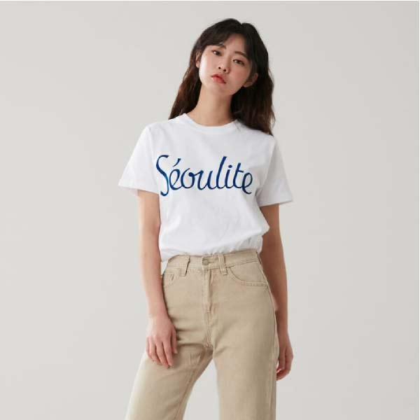  현대백화점 Lap 랩 Al1ct343 서울 레터 티셔츠