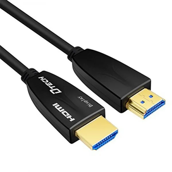 DTECH 10 미터 광섬유 HDMI 케이블 4K 60Hz 18Gbps HDR 444422420 서브 샘플링 속도 벽 내정 격 (32 피트 블랙