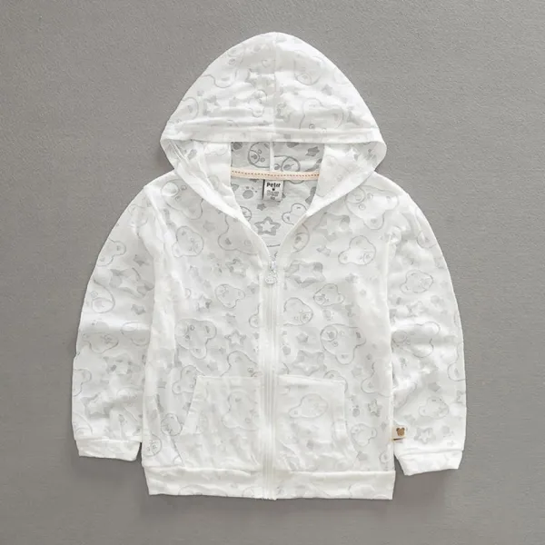 여름 통기성 좋은 아동 가디건 얇은 긴팔 기능성 아동복 377호 D69mh3