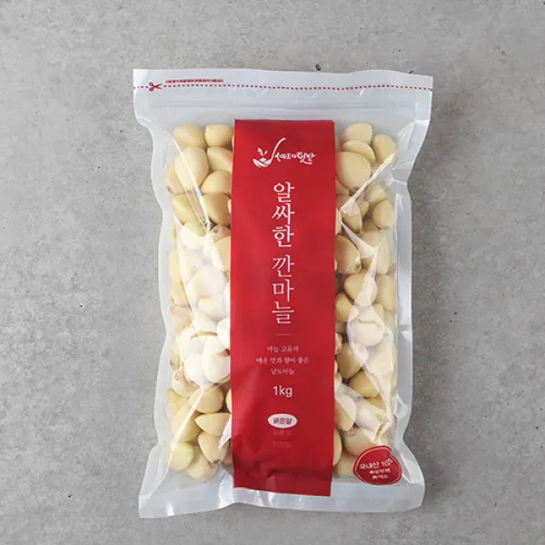 행복한농부 향긋한 무안 깐마늘 남도마늘 남도마늘 1kg 소 