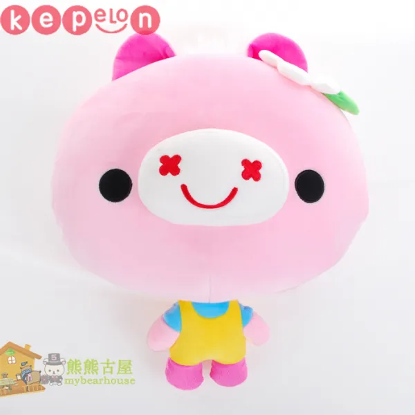 하이랑코 케페론 전면간판 통함 러버 덕 대둔상 피글렛 포말 입자 손을 따뜻하게 허그 쿠션 피규어 40 센치 핑크 핑크 돼지