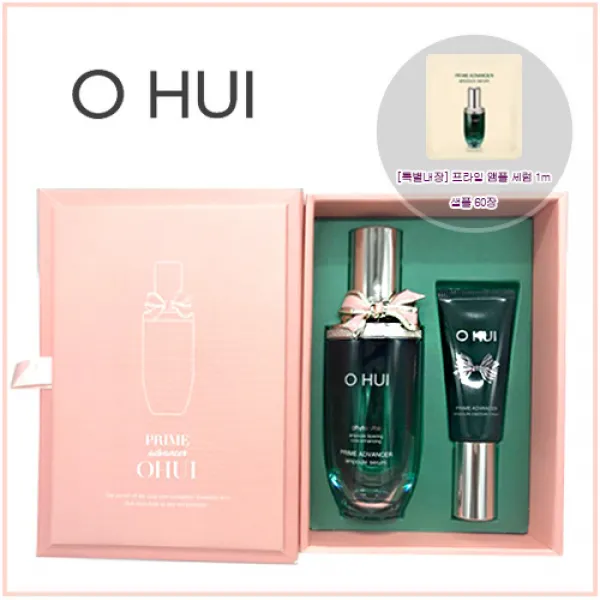 오휘 프라임 어드밴서 앰플 세럼 타이드 리본 에디션 역매팩 90ml(쇼핑백+선물포장), 1개, 90ml