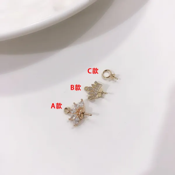 루미에르 샵 낯설다 14 K 도금 떠다니다 아 여성 무안권 지팡이모자 바로크 권장 핸드메이드 DIY 부품