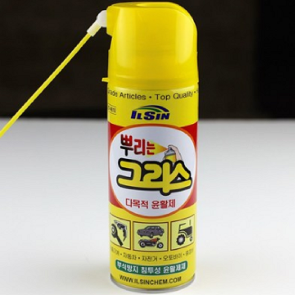 일신 뿌리는구리스 그리스 스프레이 구리스420ml 1개
