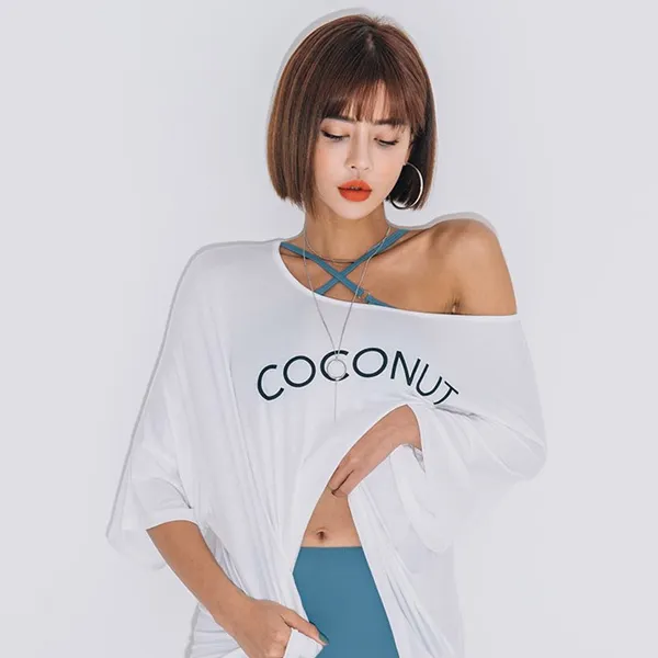 헤링본 여름 루즈핏 반팔티셔츠 데일리 비치웨어 비키니 커버업 휴양지 바캉스룩 S113 Sx113 코코넛