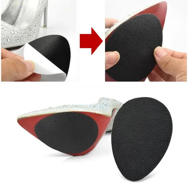 구두 굽 소리 방지 패드 4개세트 부츠 굽수선 신발 밑창 소리 발바닥앞쪽통증 깔창 보강