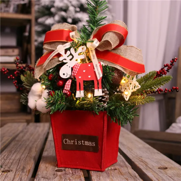 크리스마스 오너먼트 트리장식 크리스마스 트리 크기 장식 액세서리 세트 장식 Diy 크리스마스 30cm 홍안