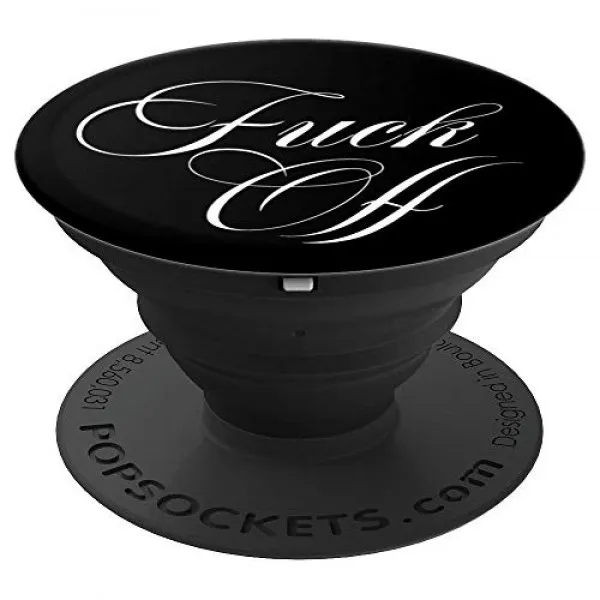 재미있는 아이러니 성교 Cuss Swear Word Humor 커플 선물 PopSockets 그립과 전화 및 태블릿 용 스탠드 GCPop Adu, 단일상품, 단일상품