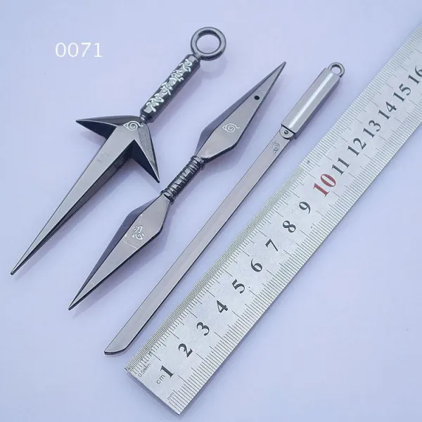 해외 나루토병기 비단용검나루토 닌자무기고무손검좌조초치검무기-28834, 14.초치검고무흑색 3종 세트