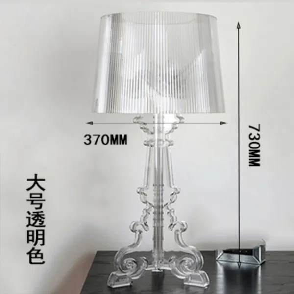 카르텔 부지 스테인글라스 크리스탈 아크릴 조명 수면등 무드등 LED 침대, 투명한 색  37 x 73cm