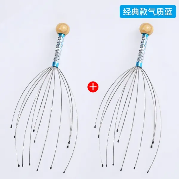 바하마스드림즈 안마기 멀티 대만 항공 두부 빗 두기 골이 다섯 손가락이다 마사지 조과오조 클래식 타입 우아한 블루