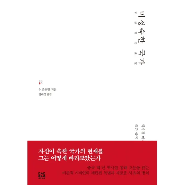 미성숙한 국가:국가를 바라보는 젊은 중국 지식인의 반성적 사유, 이봄