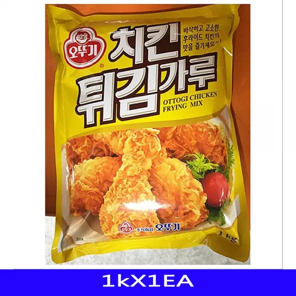 치킨튀김가루 업소용 곡류가공품 오뚜기 1kX1EA [SN:3CE0AD#611], [W3CE0AD], 단일상품(무옵션)　　[#611]▷