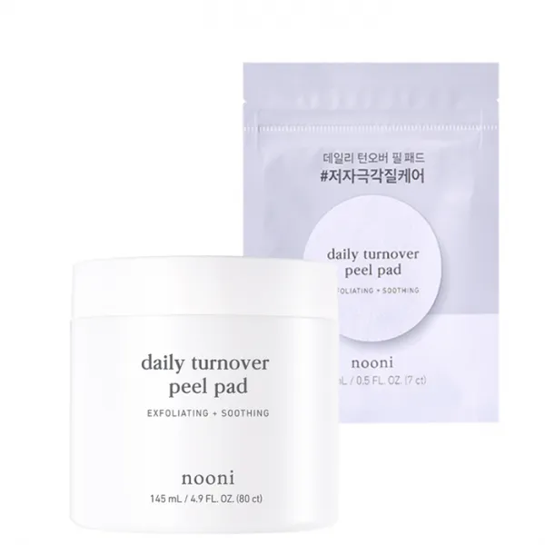 [누니] 데일리 각질제거 여행용세트 (본품1+여행용7일분), 필패드 본품145ml+필패드 체험분15ml
