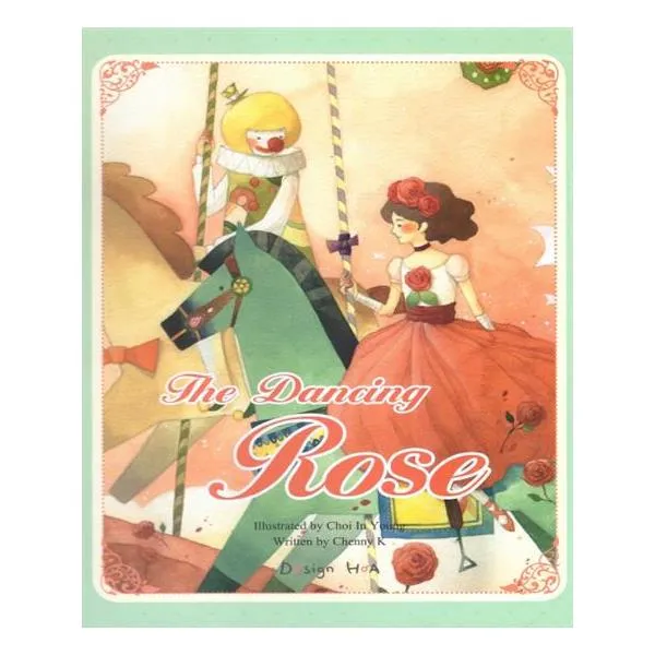 [디자인화(Design hoa)] The Dancing Rose 워크북 포함 워크북 포함 Flower story series 1 양장본 HardCover