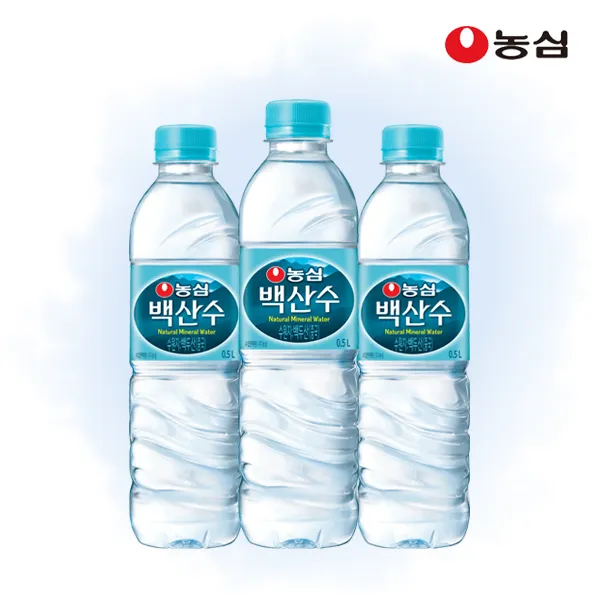농심 백산수500ml 2리터 안심박스무료배송, 2박스, 500ml