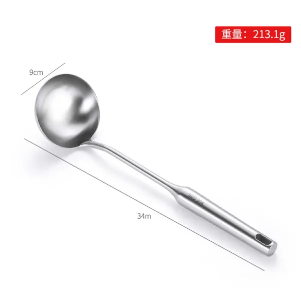 뒤집개 독일 솥뚜껑 가정용 스테인리스 304두꺼운 철볶음 반찬주걱 주방 전용 실리콘주걱 T01 국자 노염 냄비주걱 