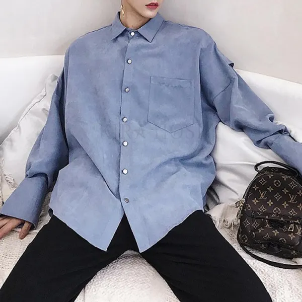 Kirahosi 남친룩 캐주얼 남성 셔츠 20대 30대 남방 긴팔 데일리 코디 316호+덧신증정 Blzo5j31