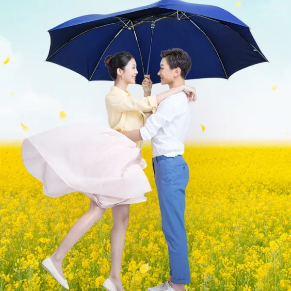노브랜드 둘이쓰는 빅사이즈 2인용 우산 커플우산 3단우산