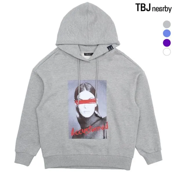 Tbj 여성 전사프린트 후드 풀오버 T191ts810p 