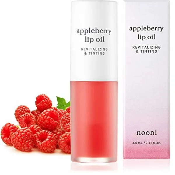 NOONI Appleberry Lip Oil | Korean Lip Oil To Soothe Dry Lips | Skincare Vegan