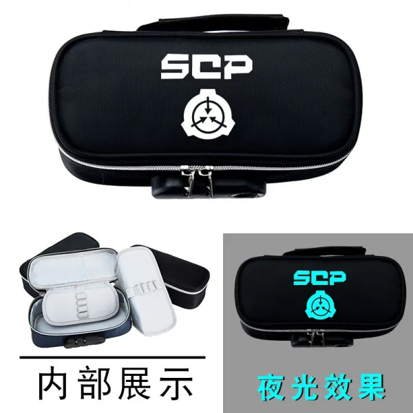 에프에스트레이드 학생필통 049 새부리 돌림병 펜파우치 SCP 재단이다 17 3 나이트조명 기동특파대 필기도구함, 빅, H