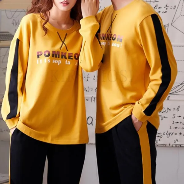 Kirahosi 가을 겨울 남자 극세사 잠옷 커플 남녀 여성 홈웨어 이지웨어 17 Ml 10 Bw867n5s