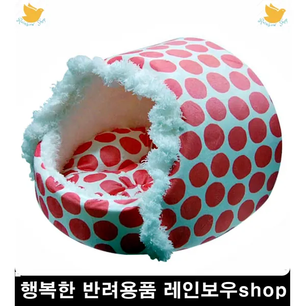 겨울잠 고양이하우스 강아지휴식처 강아지집 애완견하우스 개하우스 개방석, 소