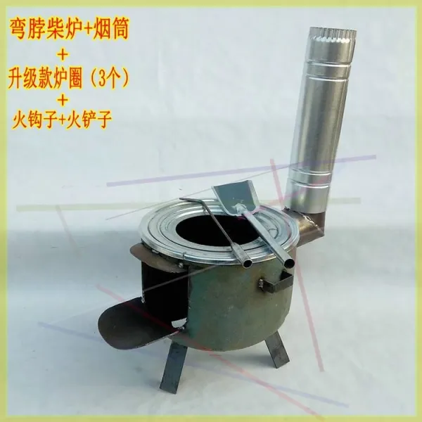 땔감 석탄회풍로 가정용 난방로 에너지절약 석탄양용불구이 장작불농촌 신난로, B타입 굽다 연기 대너 SNZN
