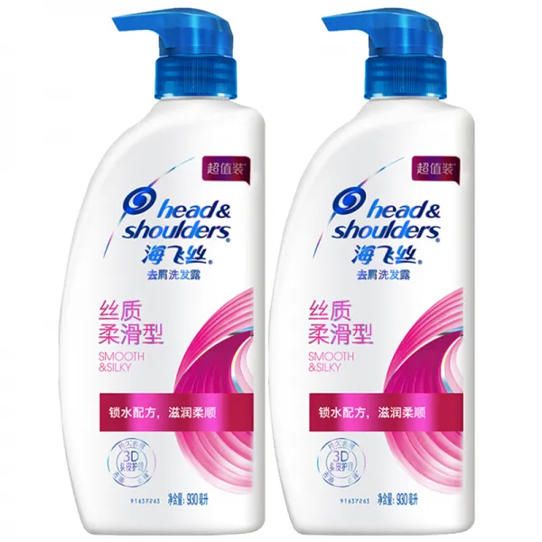 헤비사 비듬제거지근지근성유발 샴푸/정품 실크 부드러움 930ml*2병, 단일상품