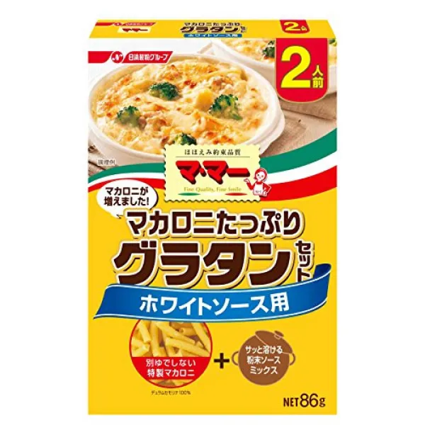 《마》・《마》 macaroni 충분히 그라탕 세트 화이트 소스용(2남의 앞) 86g×6개, 1