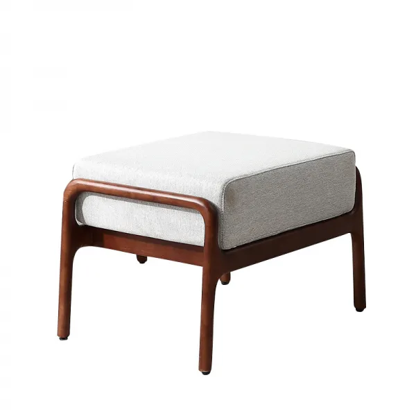 돌보다 심플 현대 원목 퀼트 노르딕 발판 싱글 신발을 바꾸다 등받이없는의자 호두의 재