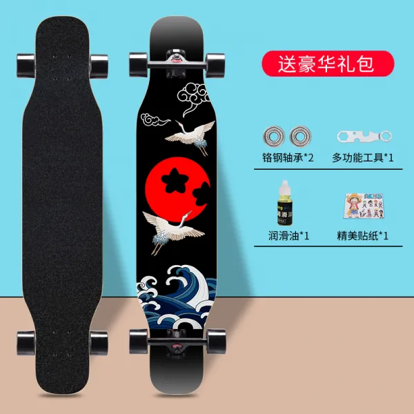 슈프림 롱보드 슈프림보드 슈프림롱보드 프리스타 싸구려 오렌지 선물세트