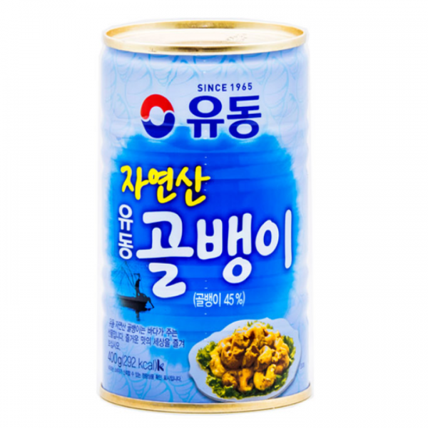 유동 자연산 골뱅이 통조림 400g 4개