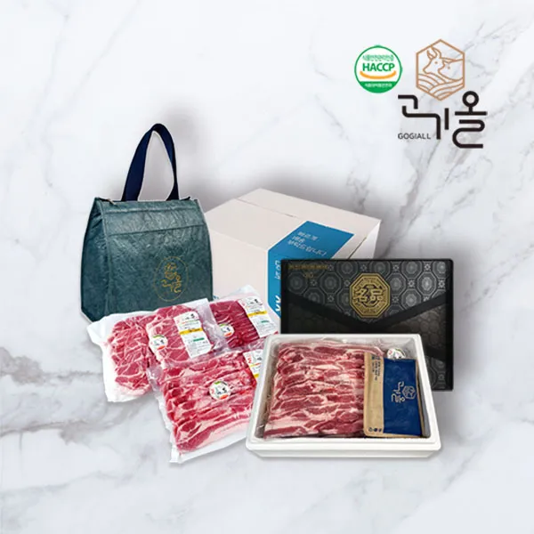[고기올] 한돈 한가득 돼지고기세트 총3kg [ 삼겹살 1kg+ 목살 1kg+ 앞다리 1kg ] 패키지선택 선물용 냉장