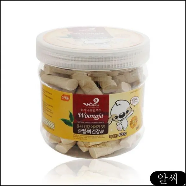 MS 강아지 애견 개 껌 간식 어린 광절뼈건강 400g 1EA 훈련 쿠키 노령견, RCMK 1