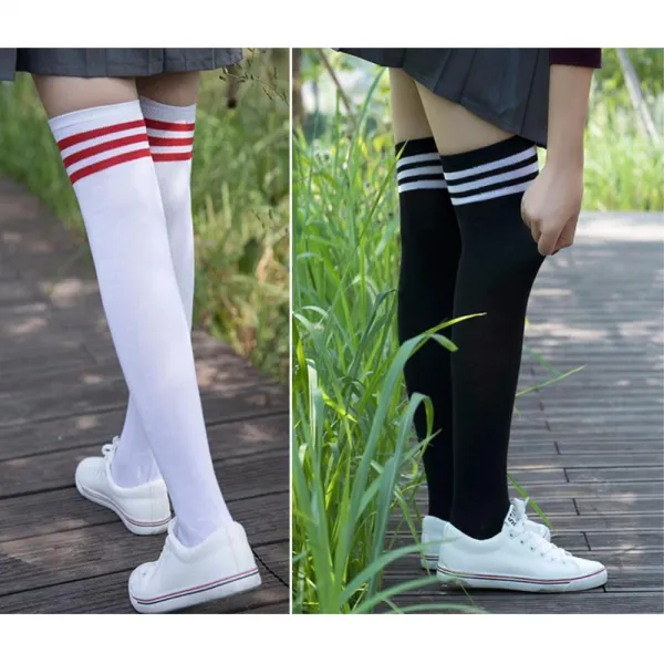 코스튬 아이템 롱 양말 삭스 2족 할로윈분장